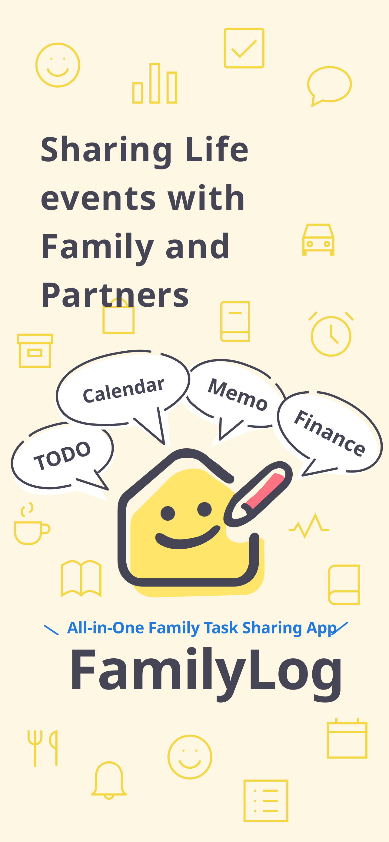 Shared Calendar App :FamilyLog