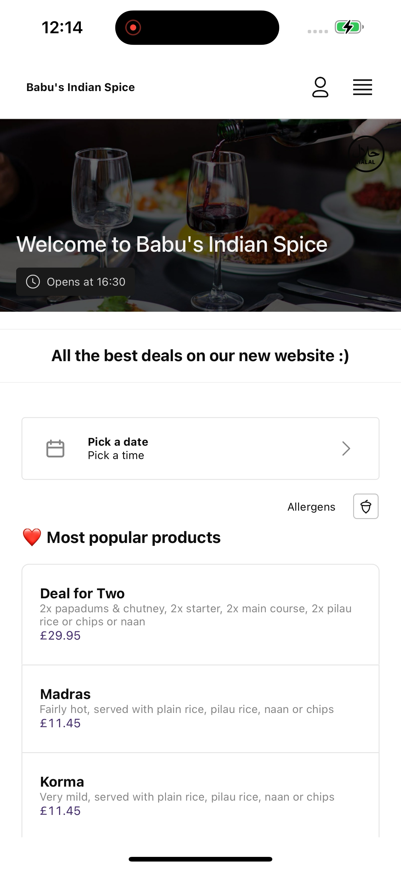 Babu's Indian Spice screenshot 6