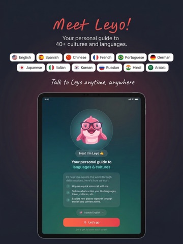 Leyo: Your Language Companion iPad screenshot