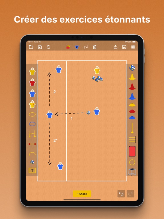 Screenshot #6 pour Planche Tactique: Volley++