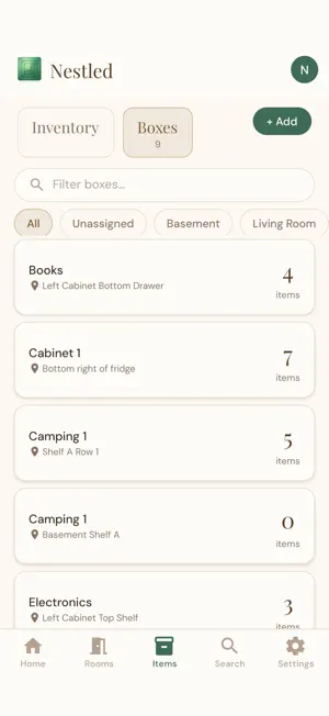 Nestled Home Organizer screenshot 4