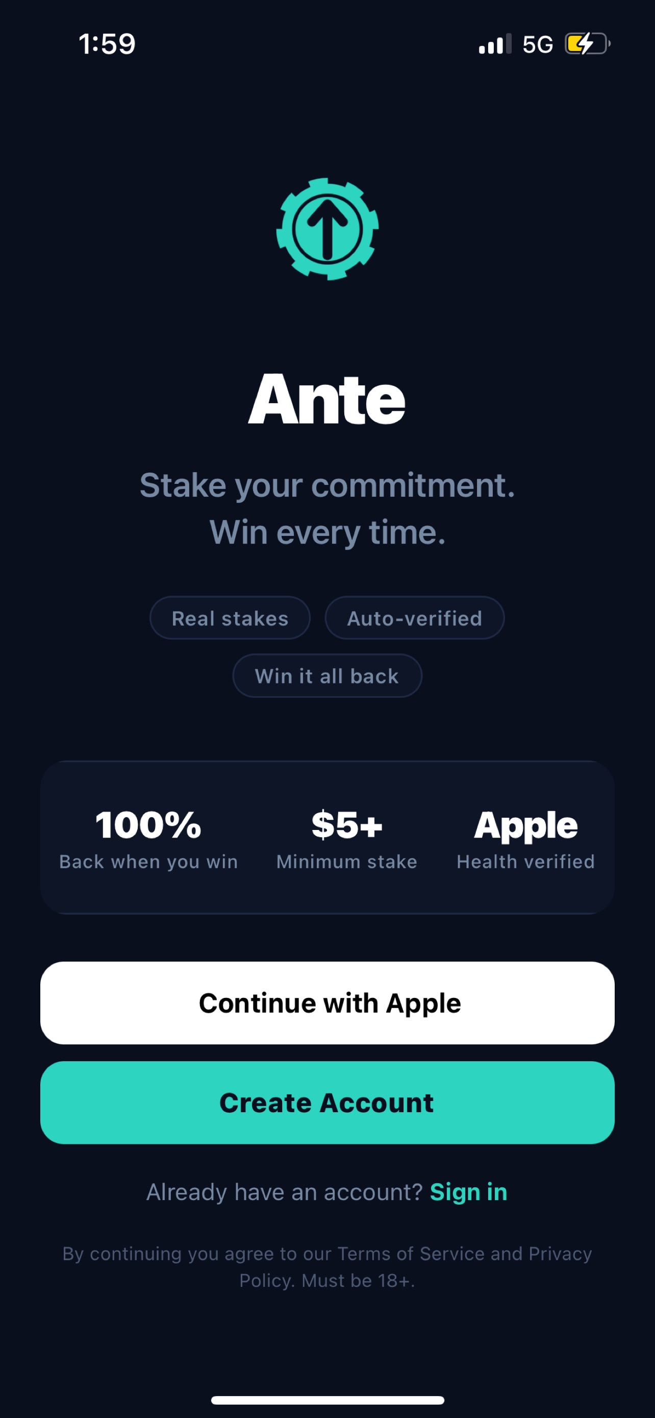 Screenshot 3 of Ante - Fitness Stakes