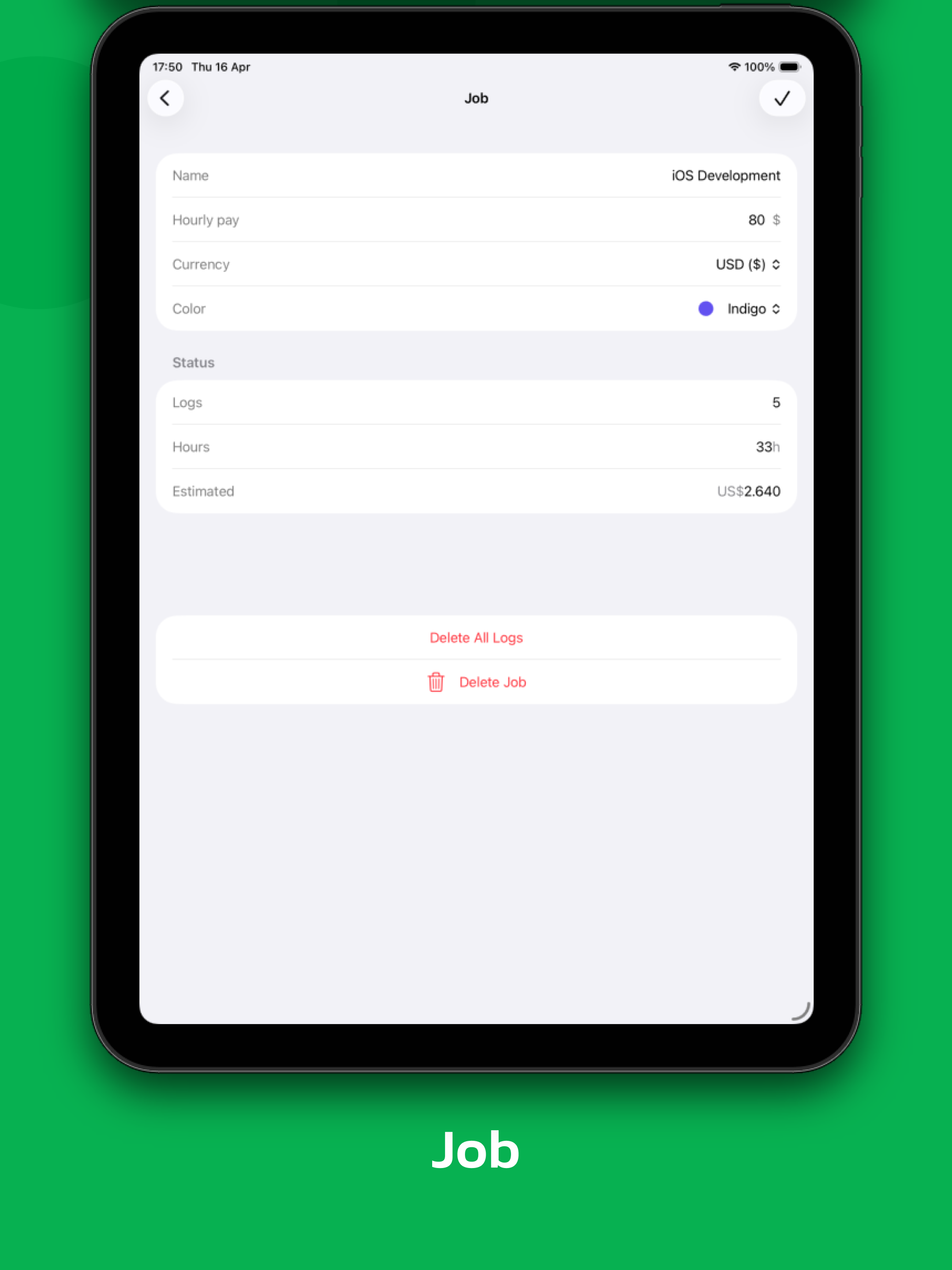 WorkLog: Time Tracker screenshot 8