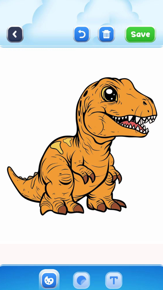 #2. Dino Coloring Game Draw Fun (iOS) 由: London Playfinity Technology