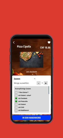 Napoli Pizza Spiez screenshot