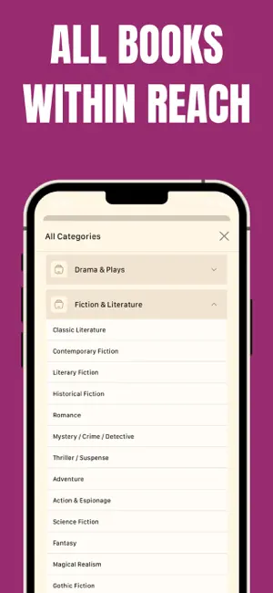 Gutenberg | eBook Reader iPhone screenshot 5