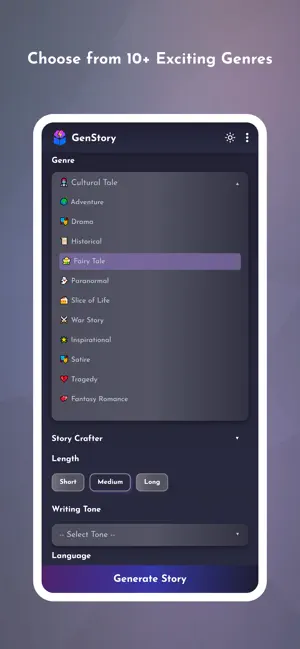 GenStory: AI Story Creator screenshot 2