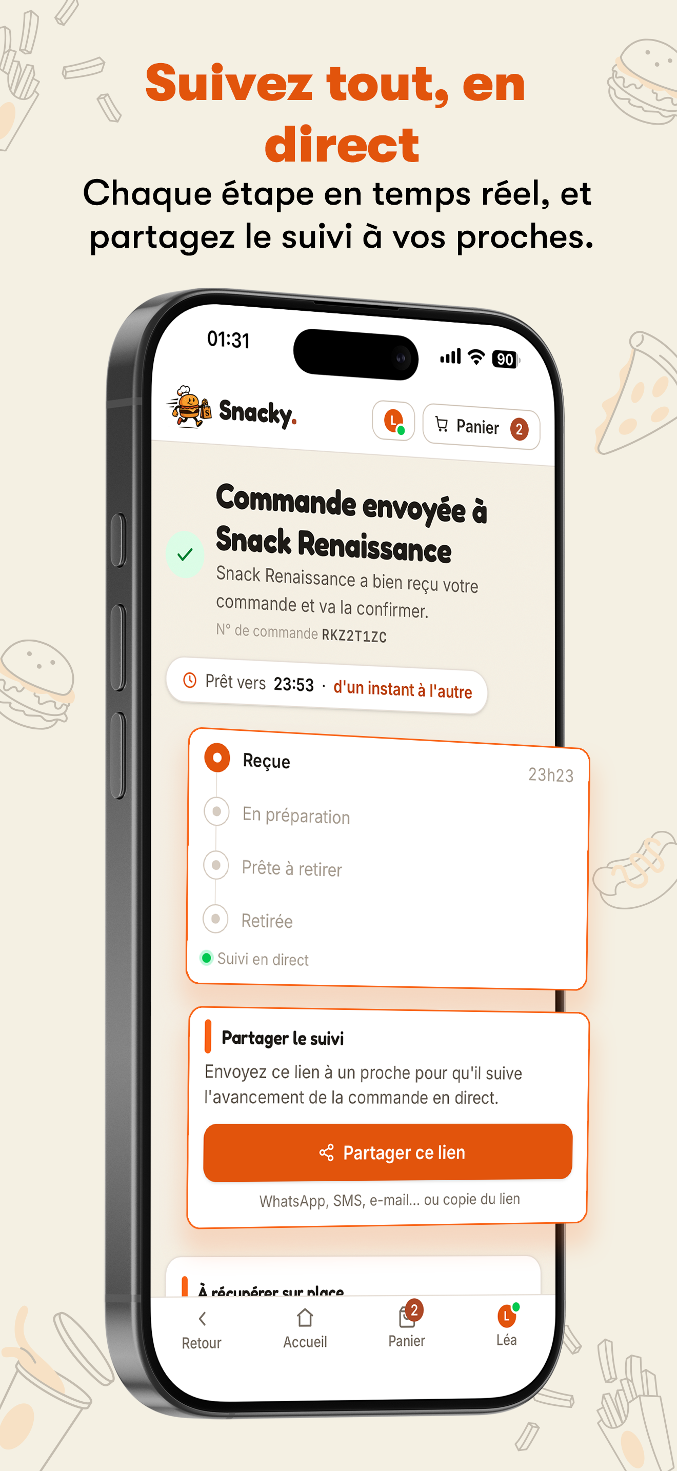 Snacky - Commande & Livraison screenshot 7