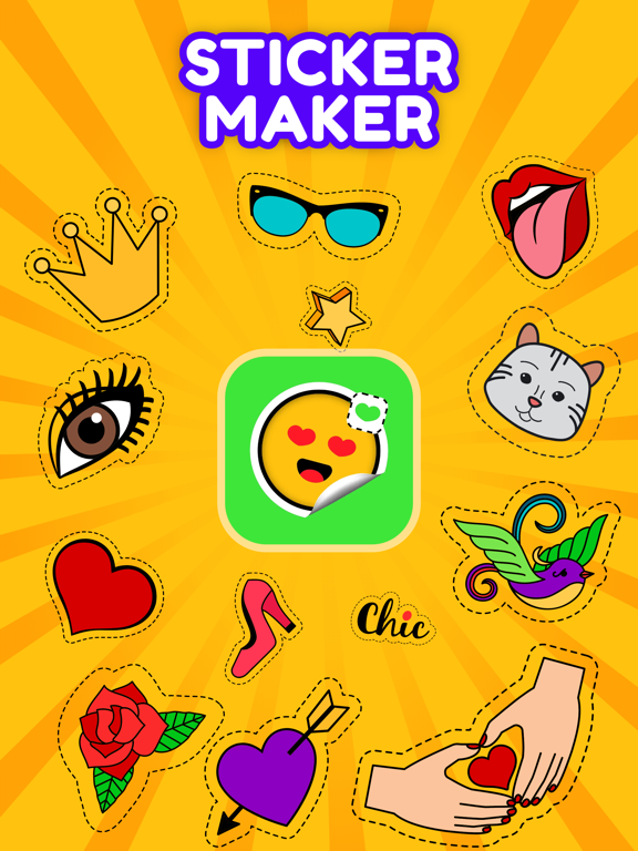 Screenshot #4 pour Sticker Maker, GIFs, Memes