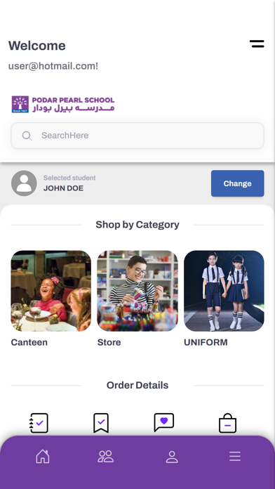 Podar Pearl Parent App Screenshot