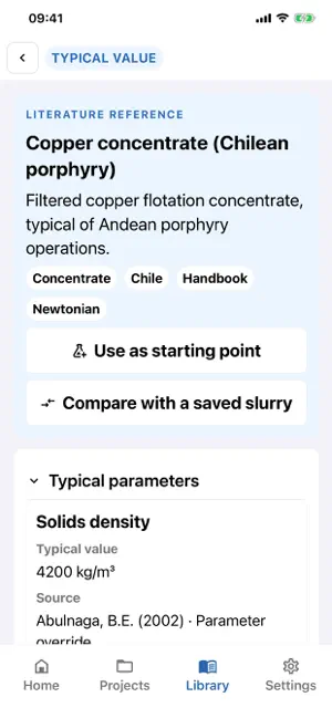 SlurryBase: Slurry Calc screenshot 3