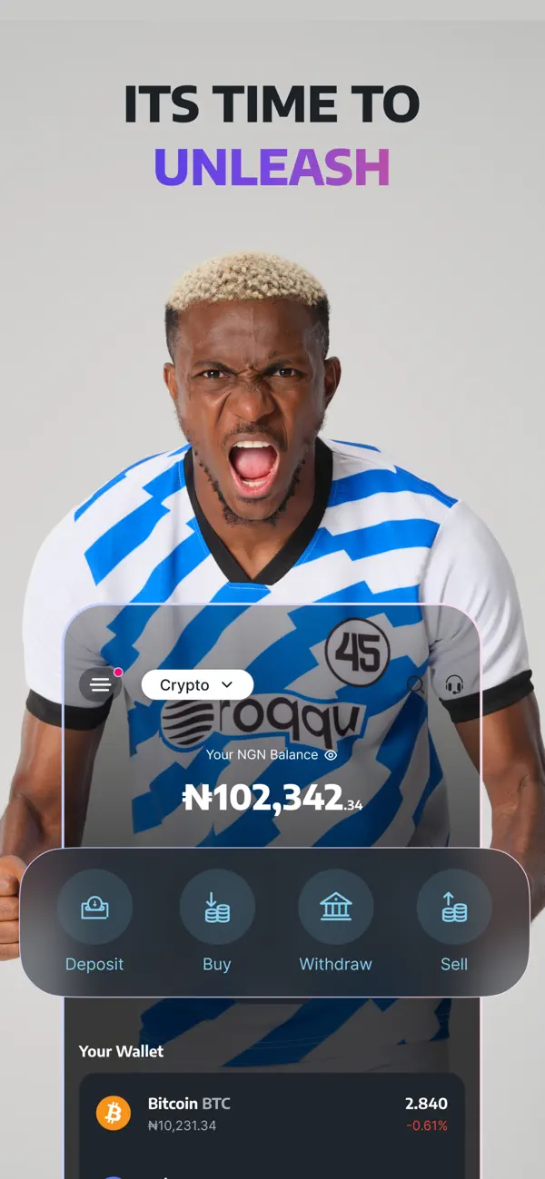 Screenshot #1 pour Roqqu - Buy and Sell Bitcoin