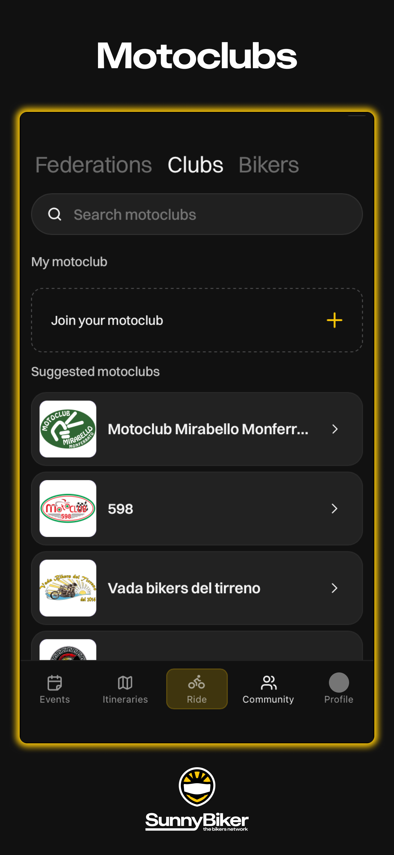 SunnyBiker - GPS + weather