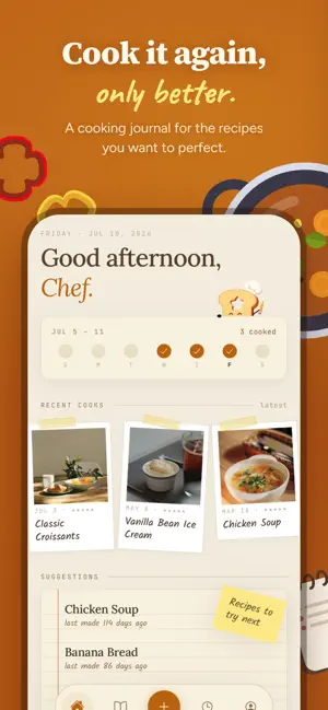Mise Memos: Recipe Journal screenshot 1