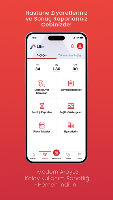 A Life Sağlık Screenshot