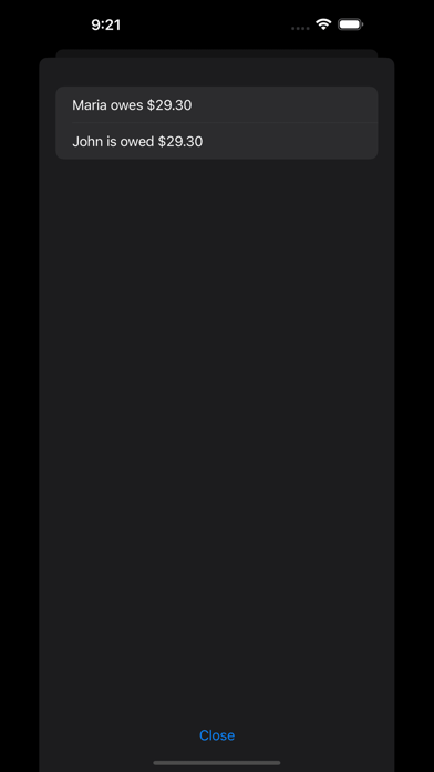 The Trip Accountant Screenshot