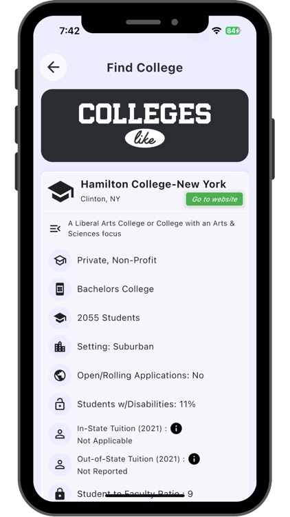 CollegesLike screenshot-8