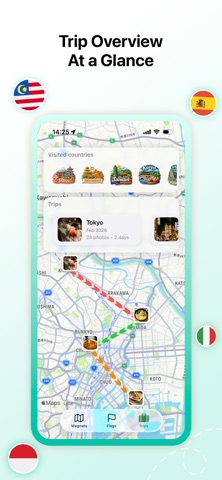Travel Magnet: Visited Map screenshot
