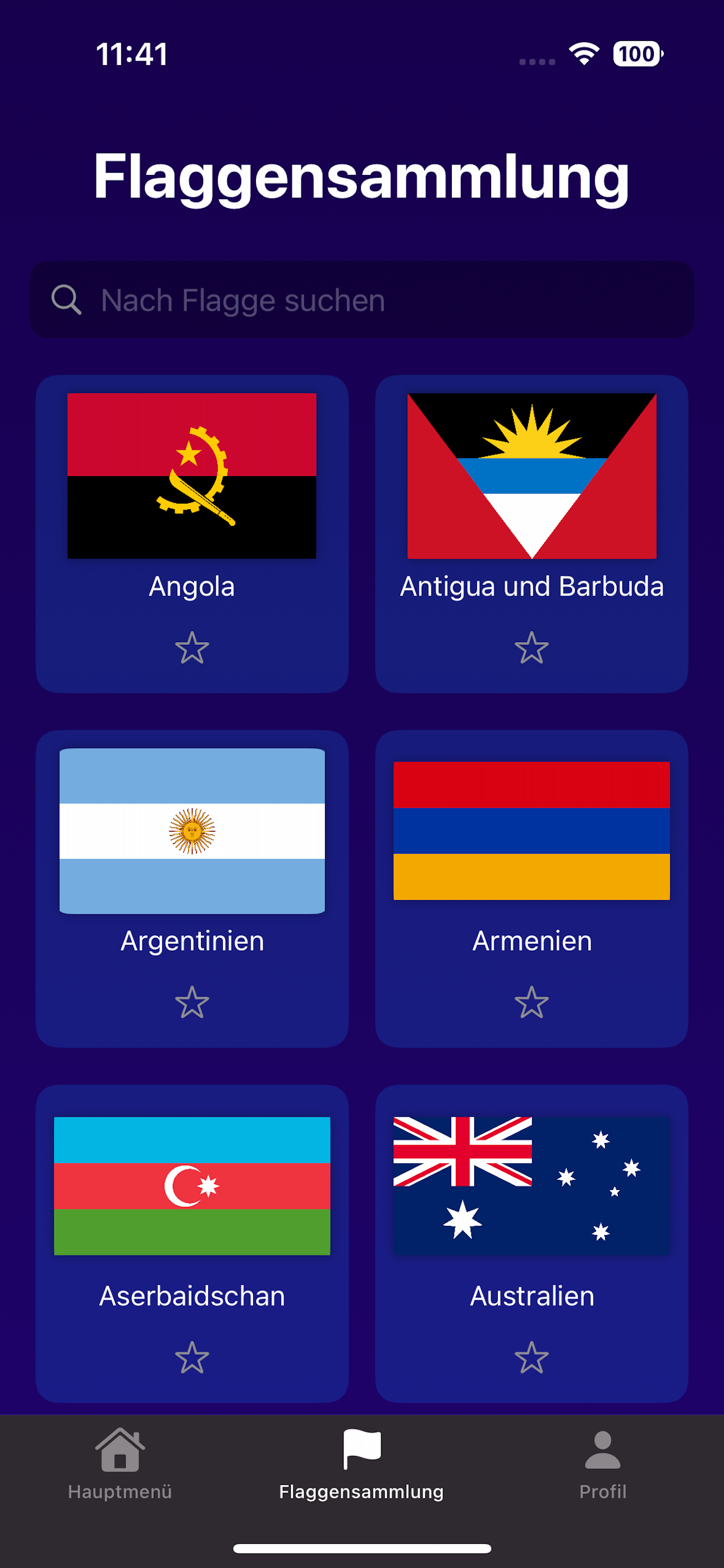 Flaggen Check screenshot 3