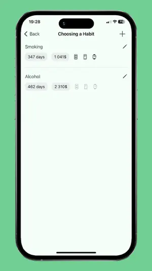 Day counter: bad habits screenshot 2