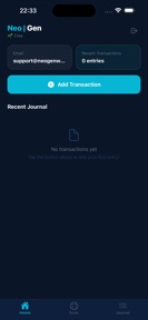 NeoGen: AI Bookkeeping screenshot