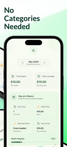 Tiny Budget: Expense Tracker Screenshot 3 of 5