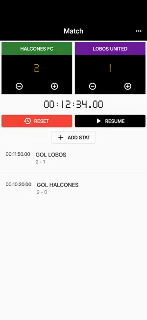 Match Scoreboard screenshot 2