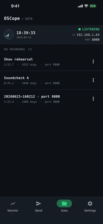 OSCope screenshot 2