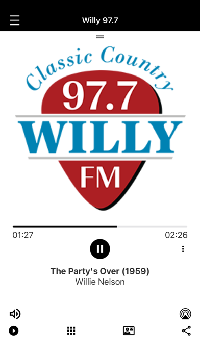 Willy 97.7 Screenshot