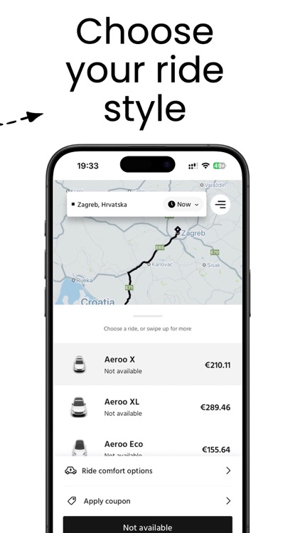Aeroo - Request a ride