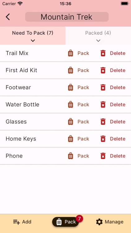 Travel Checklist Plus