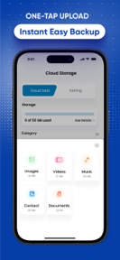 Cloud Storage Data backup screenshot