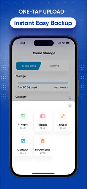 Cloud Storage Data backup screenshot 2