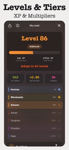Wordy - Daily Word Games screenshot