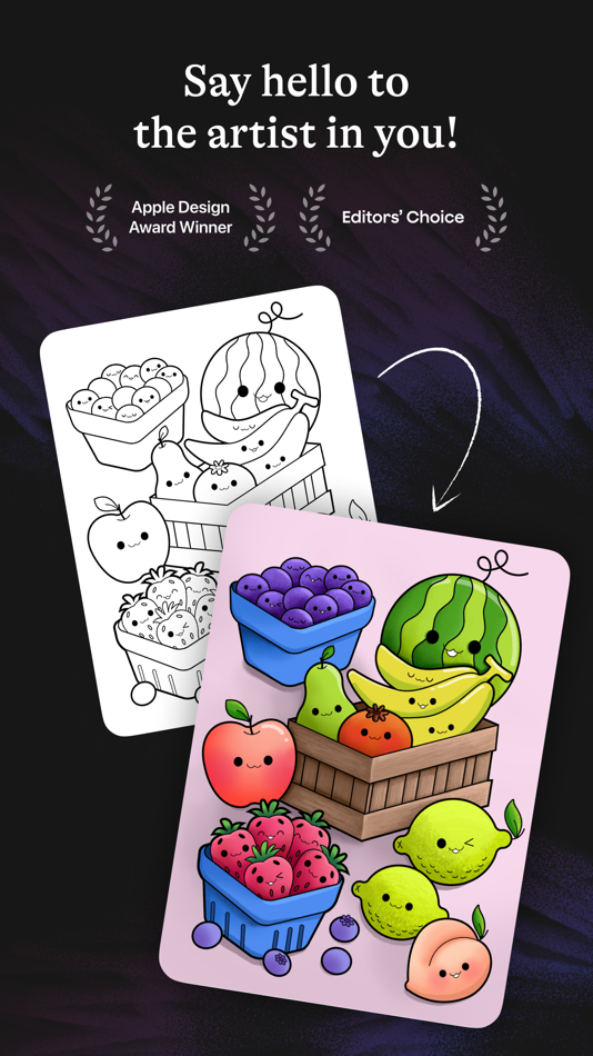 #1. Coloring Book for Adults: Lake (iOS) 作者: Lake Coloring