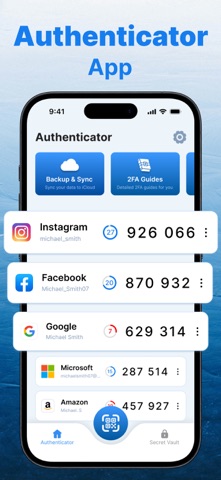 Authenticator App ^ iPhone screenshot