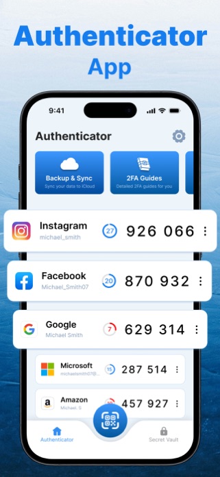 Authenticator App ^ Screenshot 1 of 6