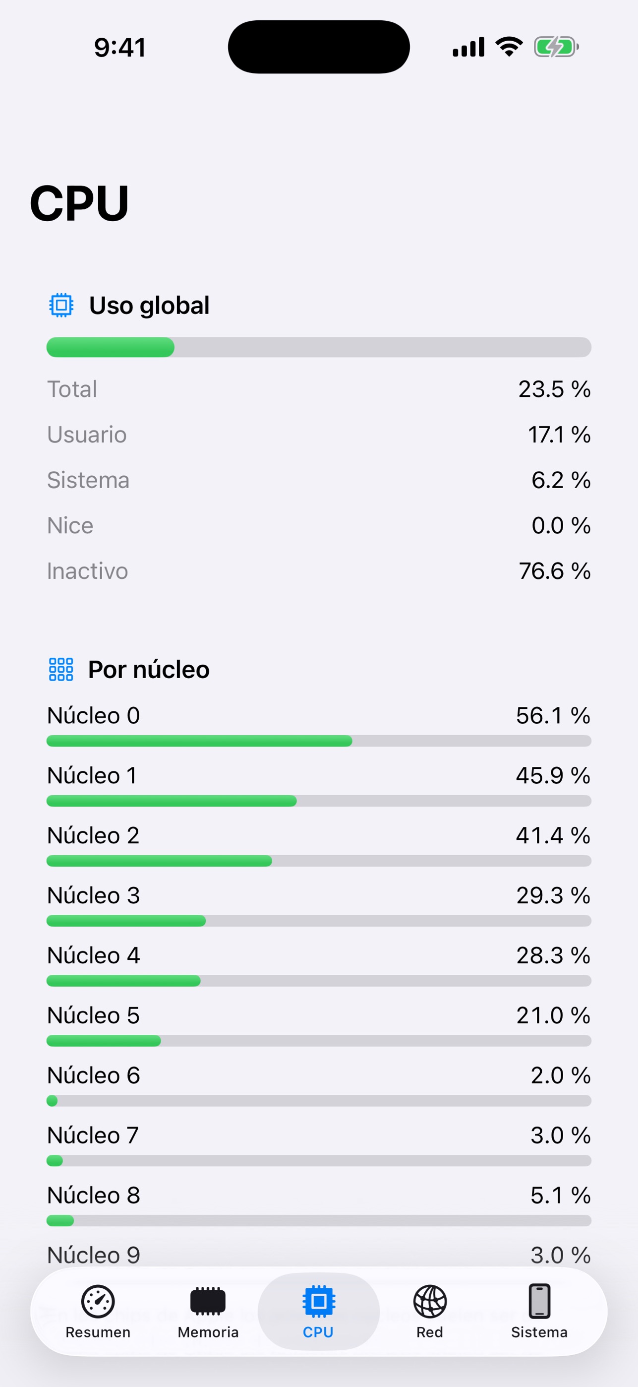 Screenshot 3 of Núcleo Monitor