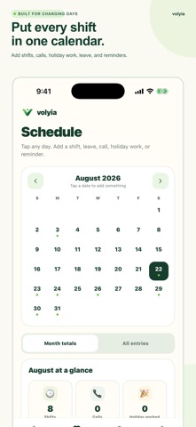 Volyia: Shift Routine Planner Screenshot 5 of 7