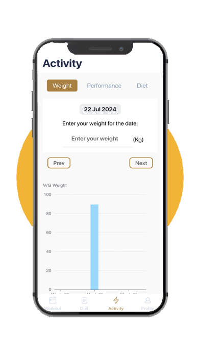 Imperial Fitness app screenshot