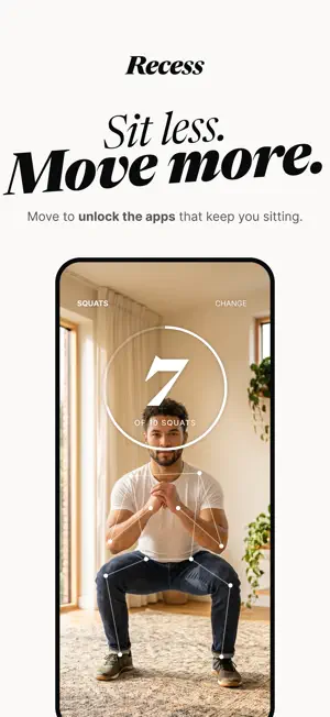 Recess: move to unlock apps screenshot 1
