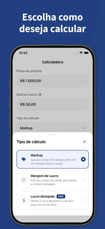 Calculadora de Margem de Lucro screenshot 3 of 8