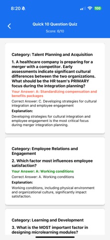 ExamReady HR Screenshot 8 of 8