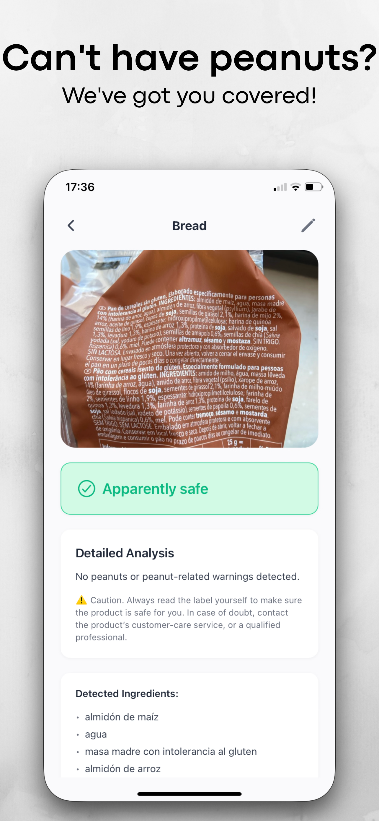 AllergenFinder screenshot 5