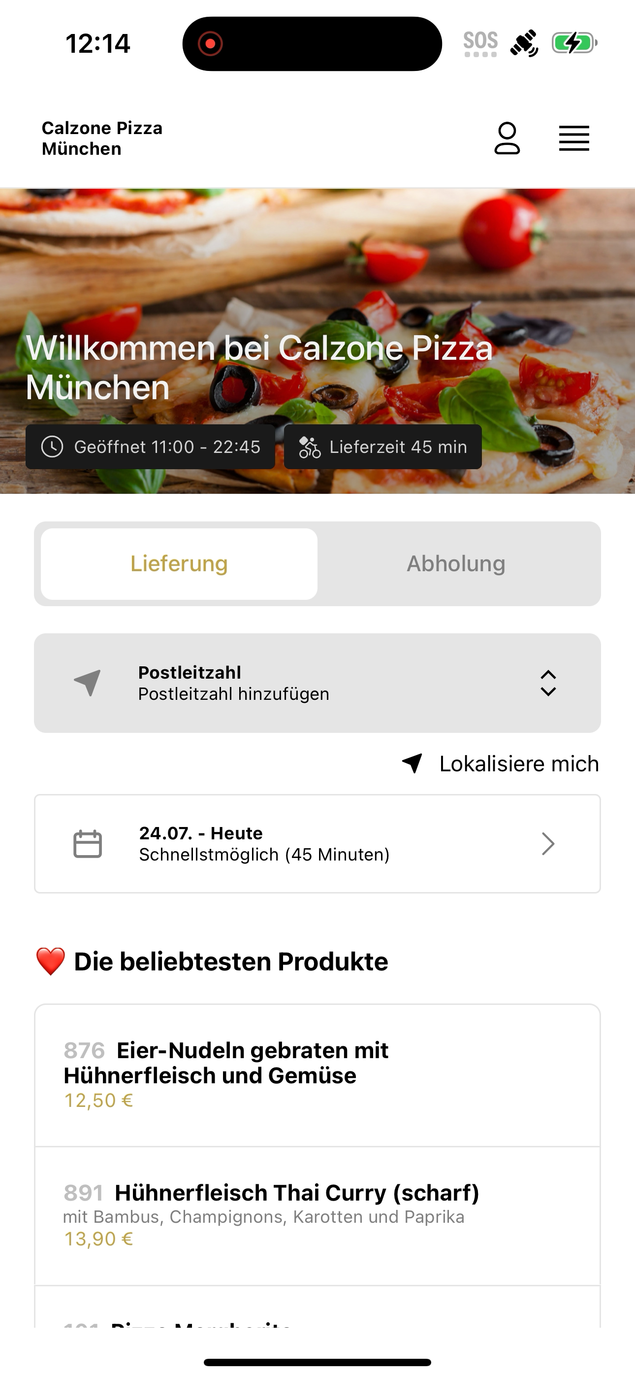 Calzone Schwabing screenshot 6