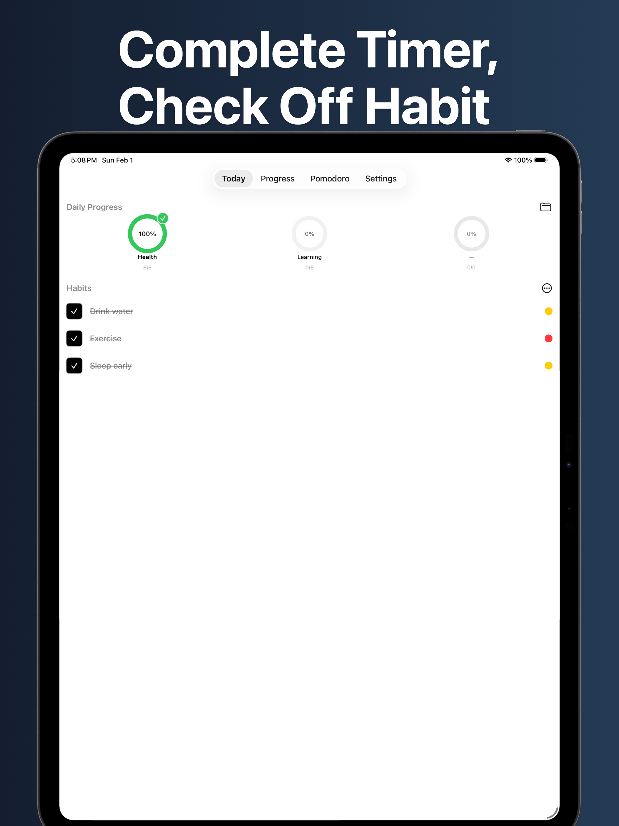 Focus Habit - Simple Tracker