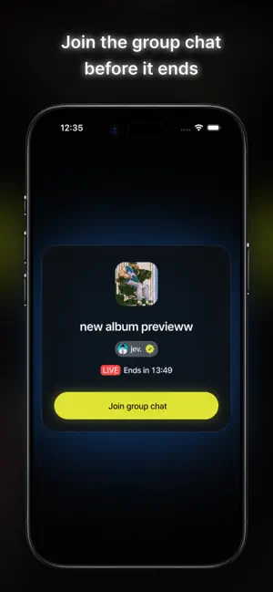 Vault.fm: Live Group Chats screenshot 2