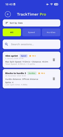 TrackTimer screenshot