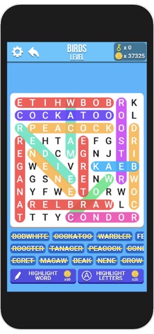 Find Word Puzzle iPhone screenshot