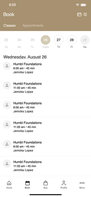 Humbl Lagree screenshot 2